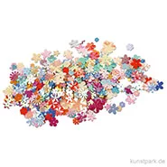 Artikelbild des Artikels “Paillettenmischung - Blumen Pastellfarben, 5-20 mm, 10 g sortiert “