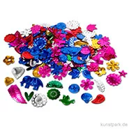 Artikelbild des Artikels “Paillettenmischung - Super-Mix, kräftige Farben, 15-45 mm, 35g “
