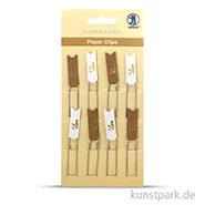 Artikelbild des Artikels “Paper Clips - Love, 8 Stück sortiert Gold“