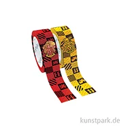 Artikelbild des Artikels “PAPERBLANKS Washi Tapes, 2 x 10m - Harry Potter, Gryffindor Hufflepuff “