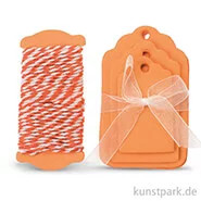 Artikelbild des Artikels “Papier-Etiketten und Band, 15 Stk - Orange “