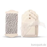 Artikelbild des Artikels “Papier-Etiketten und Band, 15 Stk - Weiß “