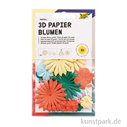 Artikelbild des Artikels “Papierblumen, 20-55mm, 30 Stück, farbig sortiert “