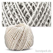 Artikelbild des Artikels “Papiergarn 2,5-3 mm, 150g Einzelfarbe | Weiß“