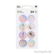 Artikelbild des Artikels “Papiersticker - Blumen, The Sky is the Limit, 4 Bögen, 34 Aufkleber “