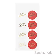 Artikelbild des Artikels “Papiersticker - Merry Christmas, 3 Bögen “