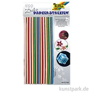 Artikelbild des Artikels “Papierstreifen, 160 x 3 mm, ca. 400 Streifen, farbig sortiert, 130g/m² “