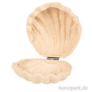 Artikelbild des Artikels “Pappmaché Box - Muschel, 12 x 12 x 5 cm “