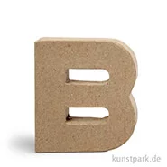 Artikelbild des Artikels “Pappmaché-Buchstaben - handgearbeitet 10 cm Einzeln | B“