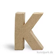 Artikelbild des Artikels “Pappmaché-Buchstaben - handgearbeitet 10 cm Einzeln | K“