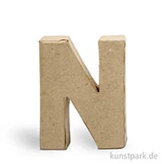 Artikelbild des Artikels “Pappmaché-Buchstaben - handgearbeitet 10 cm Einzeln | N“