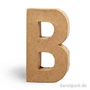 Artikelbild des Artikels “Pappmaché-Buchstaben - handgearbeitet 20,5 cm Einzeln | B“
