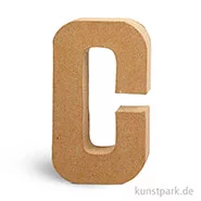 Artikelbild des Artikels “Pappmaché-Buchstaben - handgearbeitet 20,5 cm Einzeln | C“