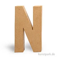 Artikelbild des Artikels “Pappmaché-Buchstaben - handgearbeitet 20,5 cm Einzeln | N“