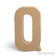 Artikelbild des Artikels “Pappmaché-Buchstaben - handgearbeitet 20,5 cm Einzeln | Q“
