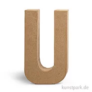 Artikelbild des Artikels “Pappmaché-Buchstaben - handgearbeitet 20,5 cm Einzeln | U“