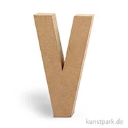 Artikelbild des Artikels “Pappmaché-Buchstaben - handgearbeitet 20,5 cm Einzeln | V“