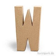 Artikelbild des Artikels “Pappmaché-Buchstaben - handgearbeitet 20,5 cm Einzeln | W“