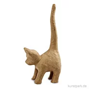 Artikelbild des Artikels “Pappmaché - Katze, handgemacht, Höhe 28 cm “