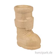 Artikelbild des Artikels “Pappmaché Nikolausstiefel, Vase wasserdicht, 12,5 x 8 x 18 cm “