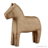 Artikelbild des Artikels “Pappmaché - Pferd, handgemacht, Höhe 14 cm “