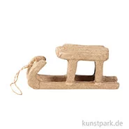 Artikelbild des Artikels “Pappmaché - Schlitten mit Aufhänger, 10 cm “