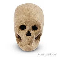 Artikelbild des Artikels “Pappmaché - Totenkopf, handgemacht, Höhe 10 cm “
