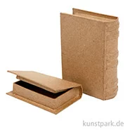 Artikelbild des Artikels “Pappschachtel - Buch, handgearbeitet, 2 Stück sortiert “