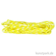 Artikelbild des Artikels “Paracord Schnur - hoch reißfest aus Nylon, 2 x 4 mm, 5 Meter 5 m | Hellgelb gemustert“