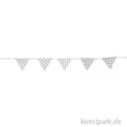 Artikelbild des Artikels “Party-Girlande zum Basteln, Grau, 20 Fähnchen, ca. 2 m “