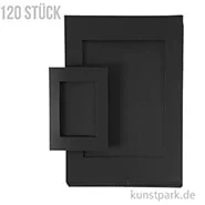 Artikelbild des Artikels “Passepartout-Rahmen - Schwarz, DIN A4 und A6, 120 Stück sortiert “