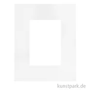 Artikelbild des Artikels “Passepartout Rahmen, Weiß außen 40 x 50 cm / innen 28,5 x 38,5 cm“