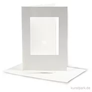 Artikelbild des Artikels “Passepartoutkarten rechteckig - Altweiß, 10,5x15 cm, 10 Stück “