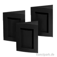 Artikelbild des Artikels “Passepartoutkarten rechteckig - Schwarz, 11x18cm, 3 Stück mit Kuvert “