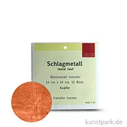 Artikelbild des Artikels “Passione Schlagmetall 14 x 14 cm | Kupfer - 15 Blatt, transfer“