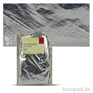 Artikelbild des Artikels “Passione Schlagmetall-Blätter Schabin, 14 x 14 cm, 20 Blatt Silber“
