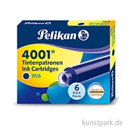 Artikelbild des Artikels “Pelikan Tintenpatronen 4001, 6 Stück - Königsblau “