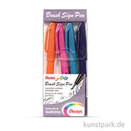 Artikelbild des Artikels “Pentel Arts Brush Sign Pen 4er Set - Trendfarben “