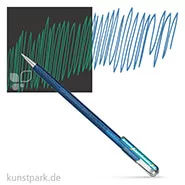 Artikelbild des Artikels “Pentel Hybrid DualMetallic Glitter Gel Pen 0,5 mm Einzelstift | Blau - Metallic Grün“