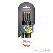 Artikelbild des Artikels “Pentel Hybrid DualMetallic Glitter Gel Pen 4er Set - Set 2 “