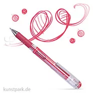 Artikelbild des Artikels “Pentel Hybrid Gel Grip Metallic DX 1,0 mm Einzelstift | Metallic Rot“