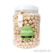 Artikelbild des Artikels “Perlen aus Holz, 5-28 mm, Lochgröße 2,5-3 mm, 2 Liter “