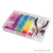 Artikelbild des Artikels “Perlen Bastelset - Box mit Zange, 170 g - Bunt “