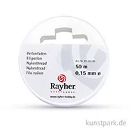 Artikelbild des Artikels “Perlonfaden transparent auf Rolle, reißfest 0,15 mm - 50 Meter“