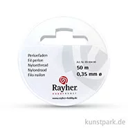 Artikelbild des Artikels “Perlonfaden transparent auf Rolle, reißfest 0,35 mm - 50 Meter“