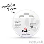 Artikelbild des Artikels “Perlonfaden transparent auf Rolle, reißfest “