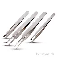 Artikelbild des Artikels “Bastelpinzetten-Set aus Metall, Länge 9-12 cm, 4 Stück sortiert “
