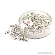 Artikelbild des Artikels “Plastik-Oliven - 6x3 mm - 105 Stück Silber“