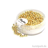 Artikelbild des Artikels “Plastik Rundperlen - Gold Rund | 2,5 mm - 240 Stück“