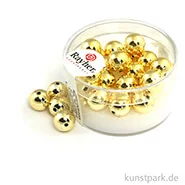 Artikelbild des Artikels “Plastik Rundperlen - Gold Rund | 8 mm - 26 Stück“